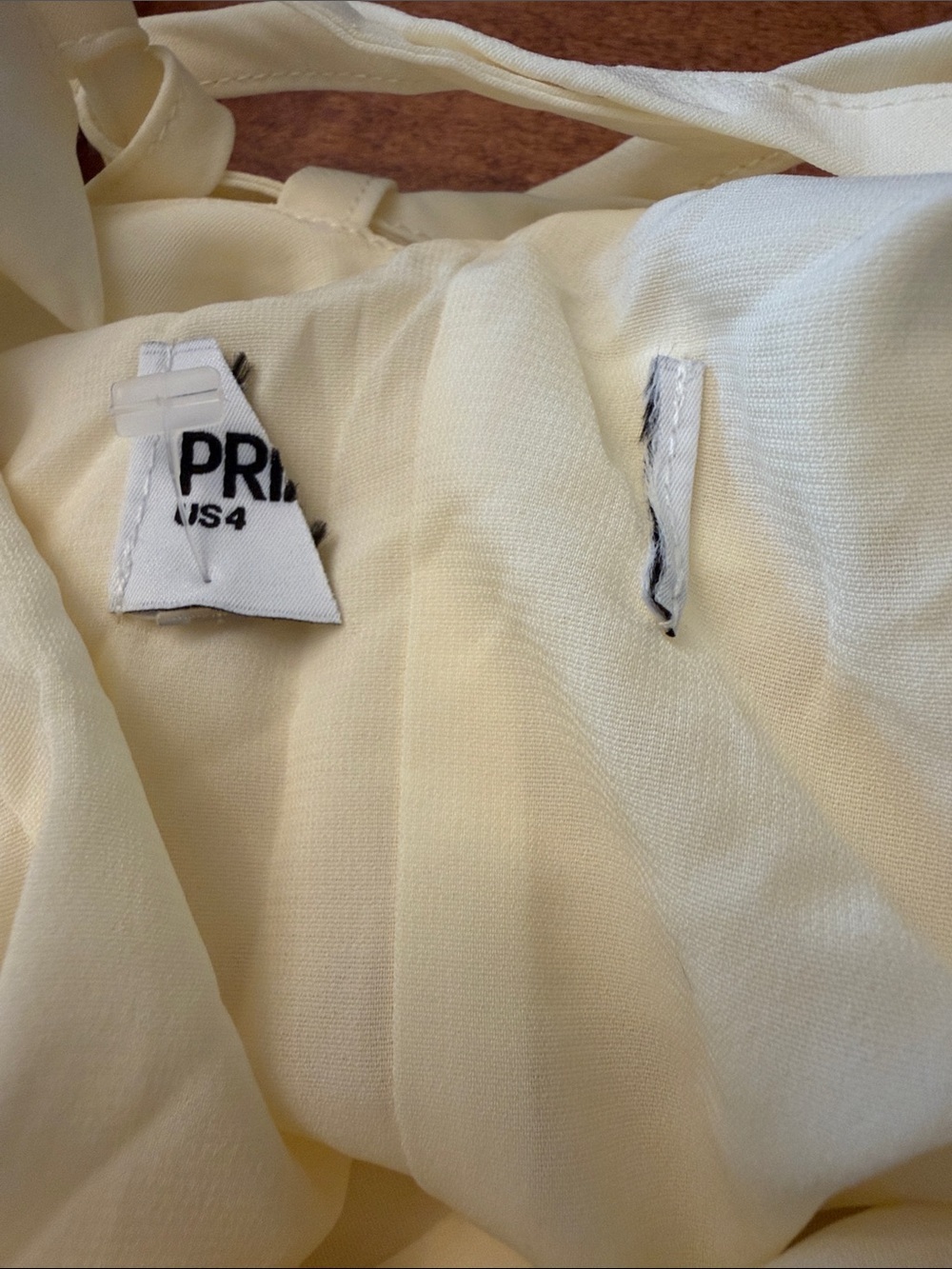 Princess Polly South of France Yellow Backless Sundress Spaghetti Strap - Picture 8 of 10